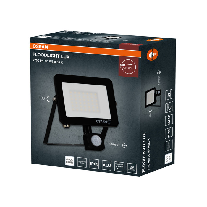 Osram Floodlight Lux Sensor LED 15,9 cm 4000 K 30 W
